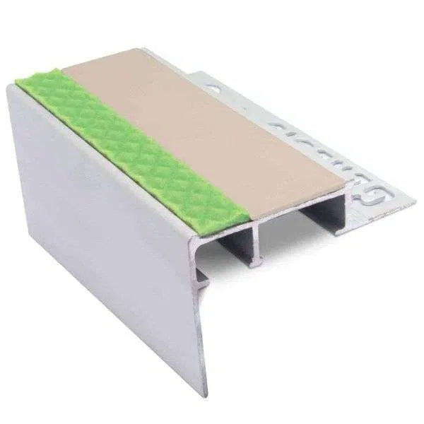 Beige ATC Heavy Duty Slimline Non-Slip Stair Nosing