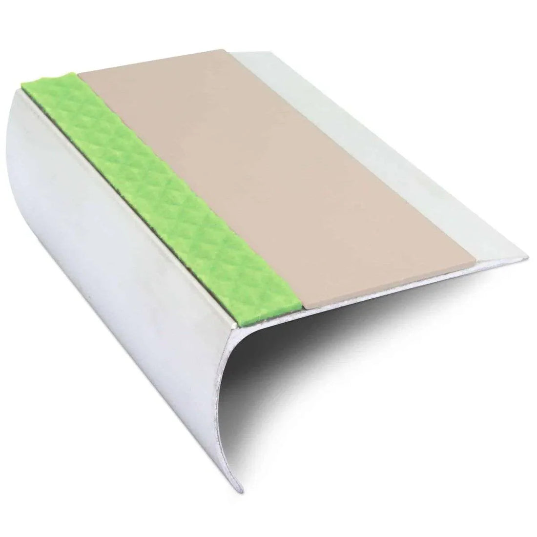 Beige Aluminium Non Slip Stair Nosing - ASL25