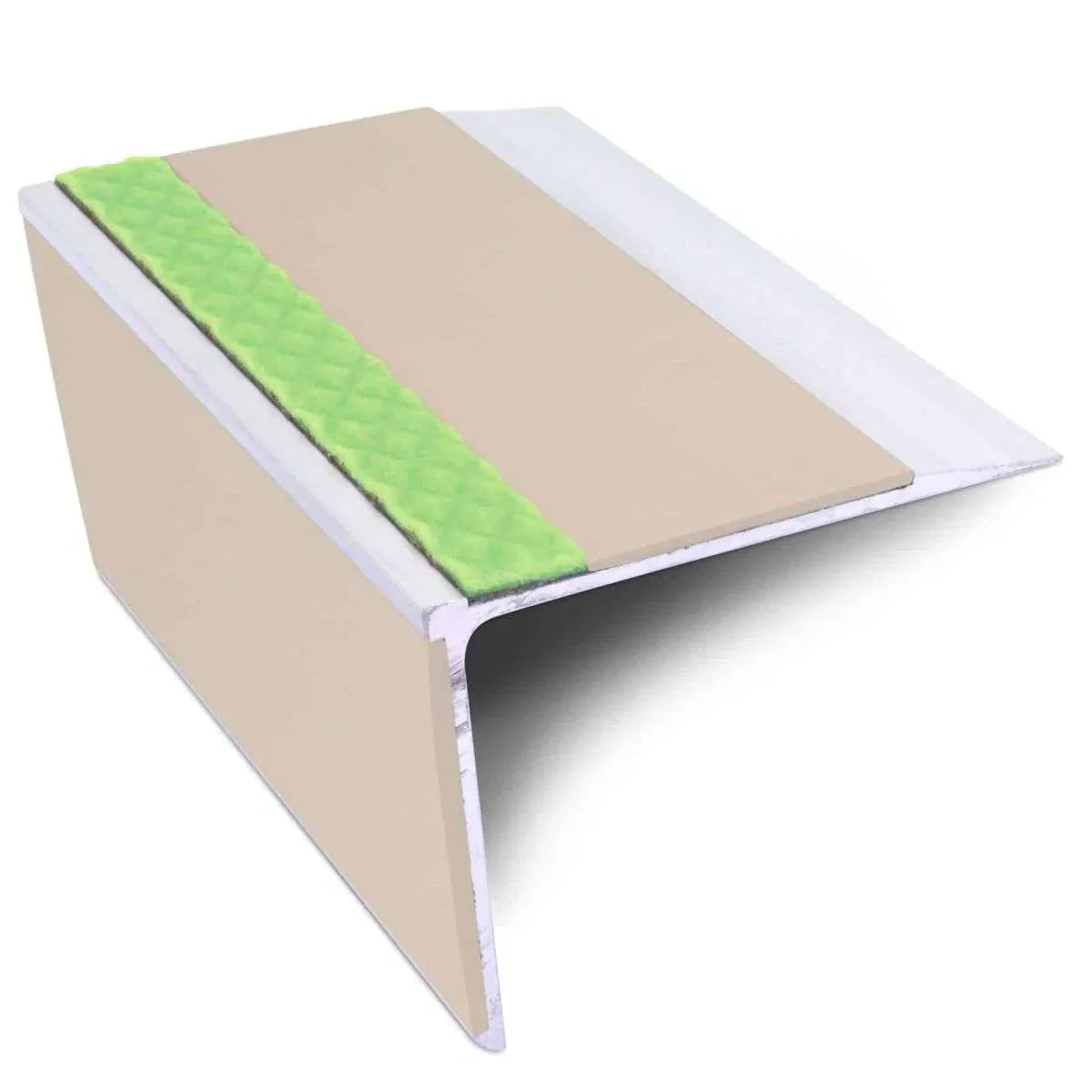 Beige Aluminium Non Slip Stair Nosing - ASL28