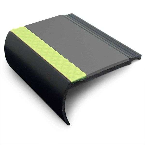 Black AHB Aluminator® Heavy Duty Non-Slip Stair Nosing - StairNosingUK