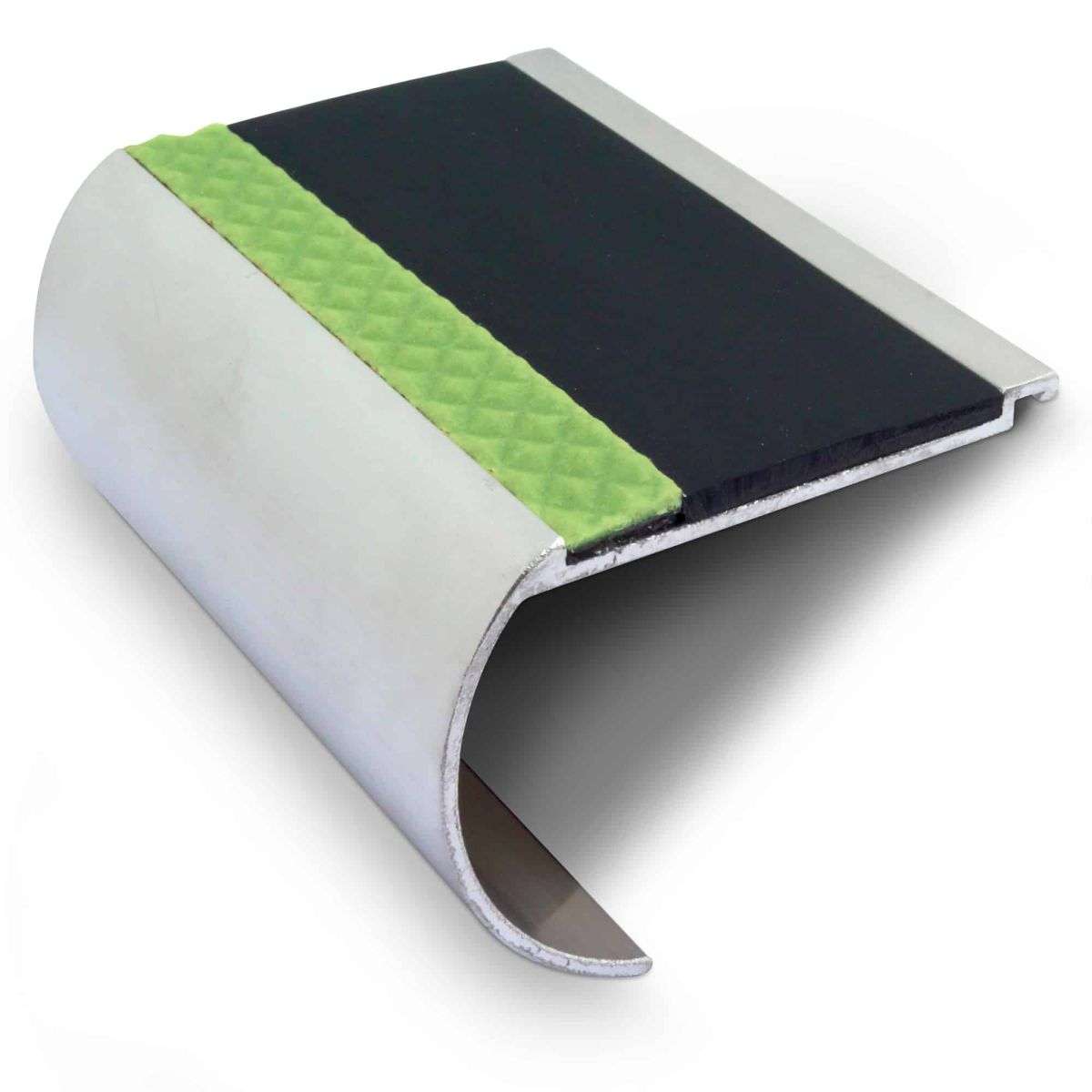Black AHD07 Non Slip Stair Nosing - StairNosingUK