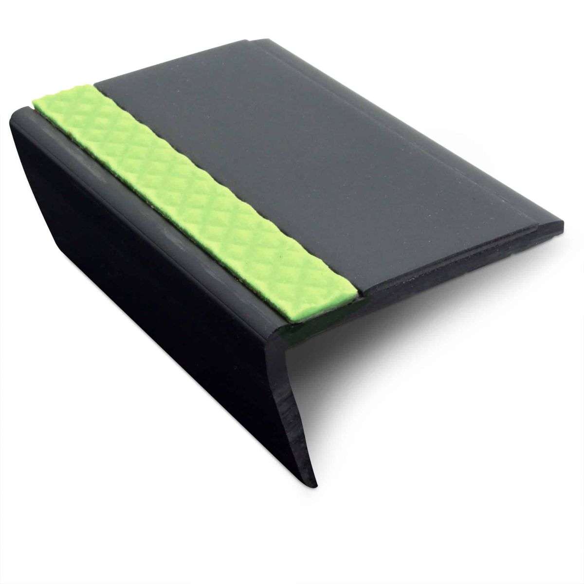 Black ASR Aluminator® Slimline Non-Slip Stair Nosing - StairNosingUK
