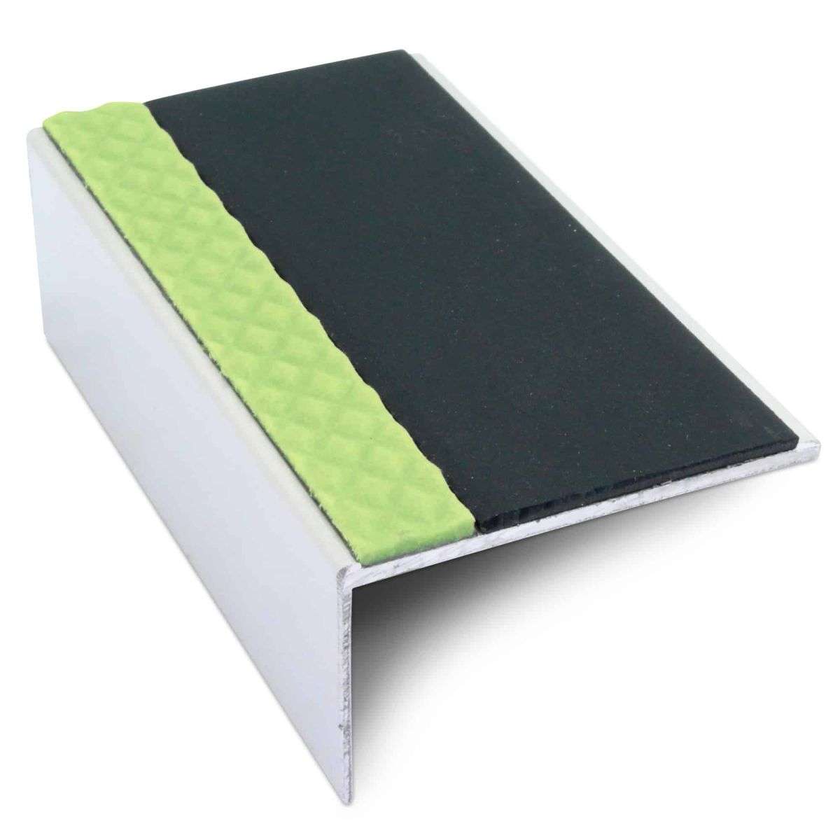 Black Aluminium Non-Slip Stair Nosing - ASL01 - StairNosingUK