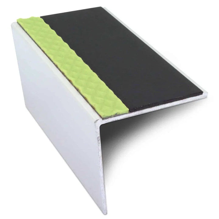 Black Aluminium Non Slip Stair Nosing - ASL20 - StairNosingUK