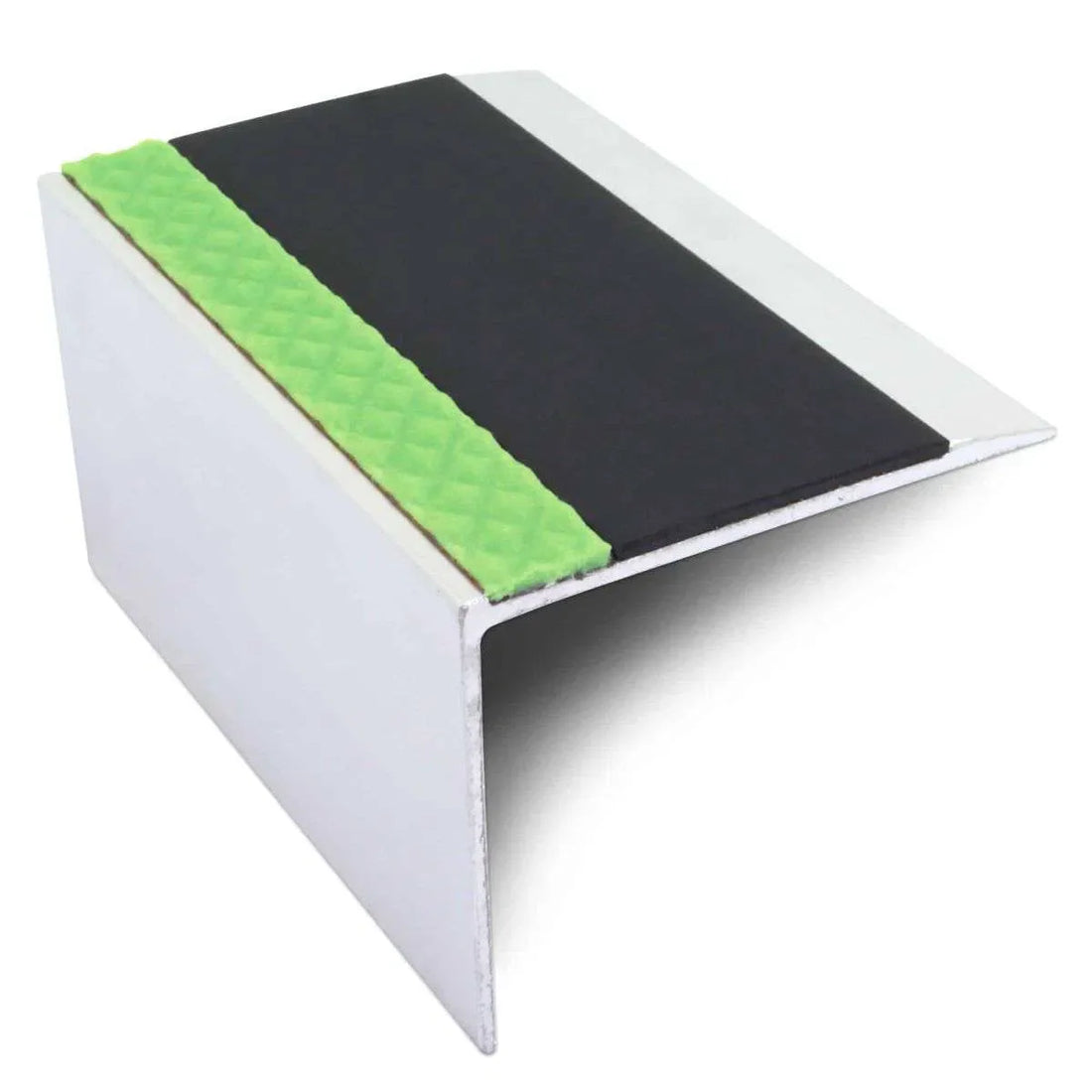 Black Aluminium Non Slip Stair Nosing - ASL21 - StairNosingUK
