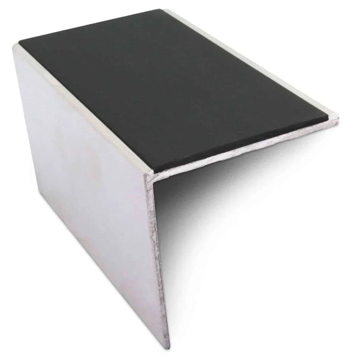 Black Aluminium Non Slip Stair Nosing - NSL19 (56 x 55mm) - StairNosingUK