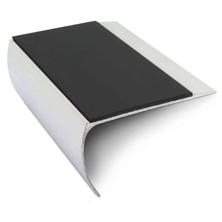 Black Aluminium Non Slip Stair Nosing - NSL25 (69 x 40mm) - StairNosingUK