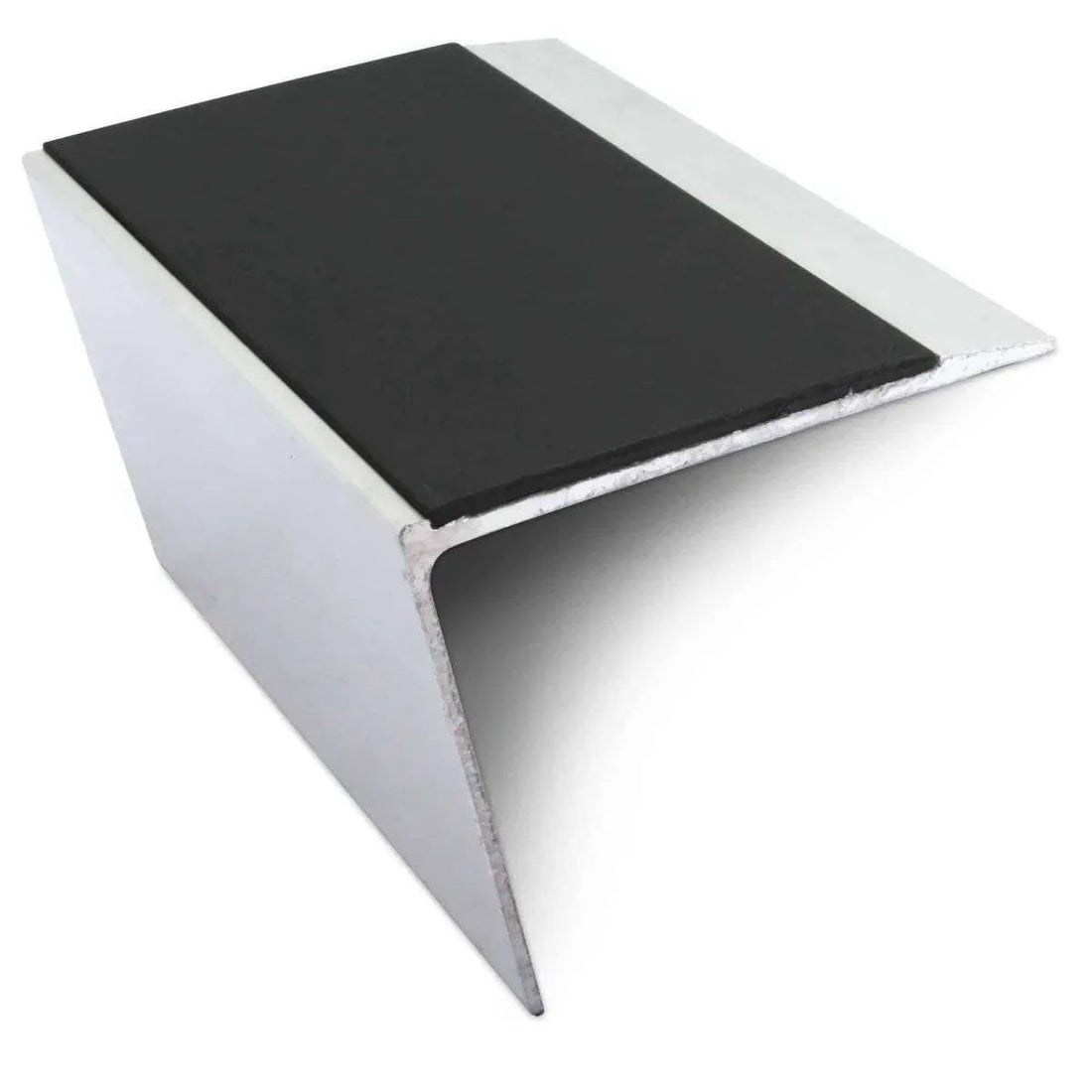 Black Aluminium Non Slip Stair Nosing - NSL26 (67 x 55mm) - StairNosingUK