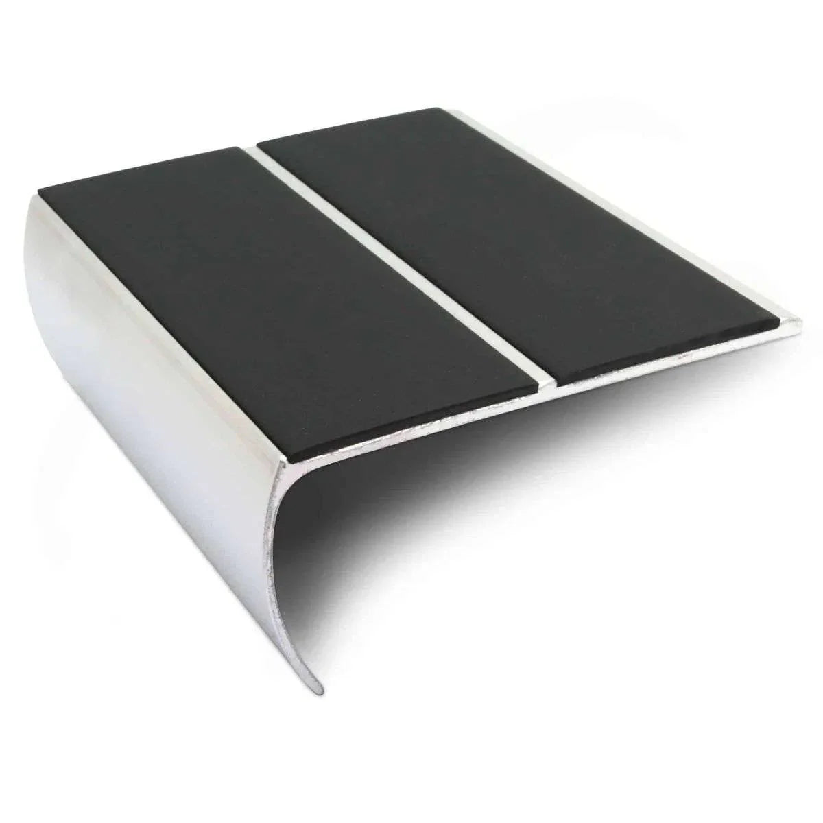 Black Aluminium Non Slip Stair Nosing - NSL29 (85 x 40mm) - StairNosingUK