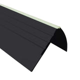 Black Luminescent Non-Slip  PVC Stair Nosing 730-RDFL