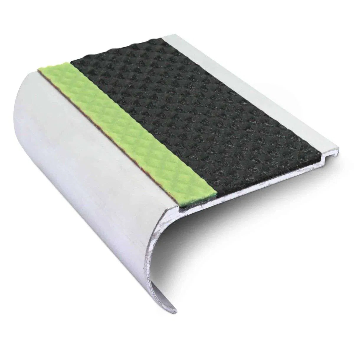 Black Non Slip Tredsafe Stair Nosing - AHD07