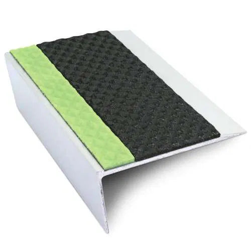 Black Tredsafe Aluminium Non Slip Stair Nosing - ASL16