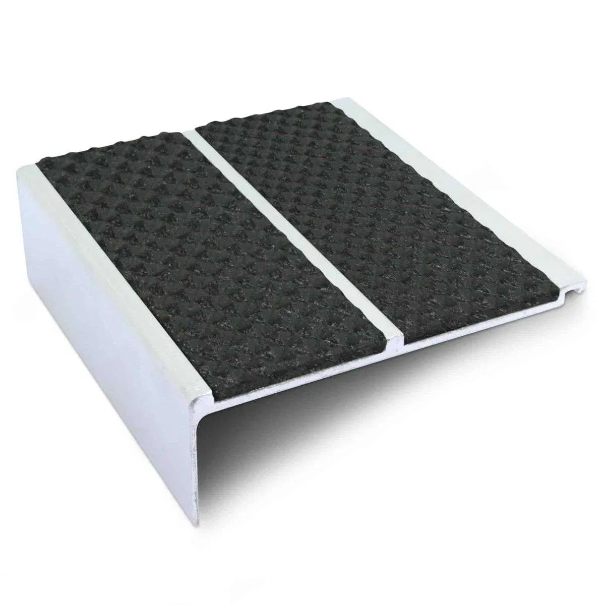 Black Tredsafe Aluminium Non Slip Stair Nosing - NHD11 (91 x 32mm) - StairNosingUK