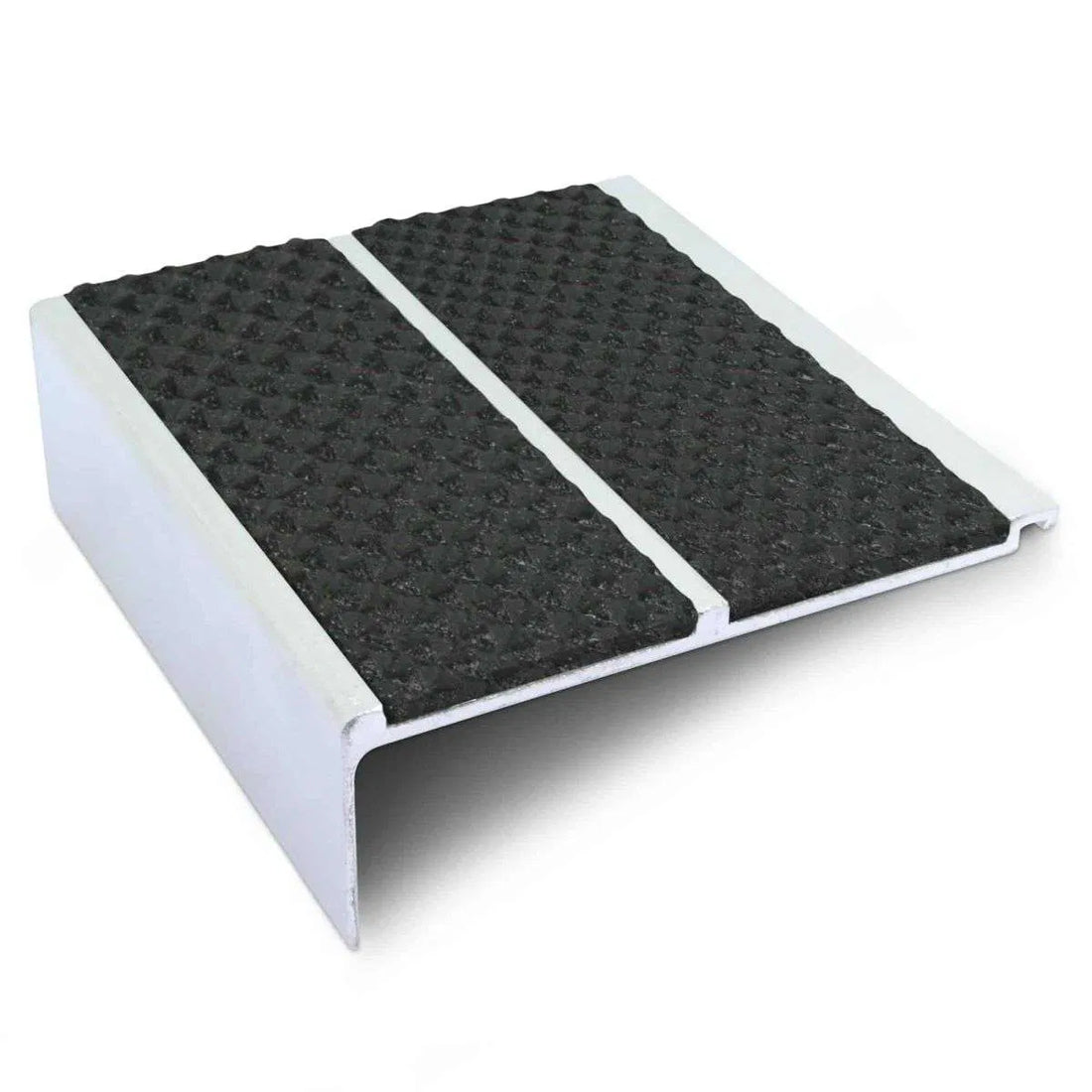 Black Tredsafe Aluminium Non Slip Stair Nosing - NHD11 (91 x 32mm) - StairNosingUK