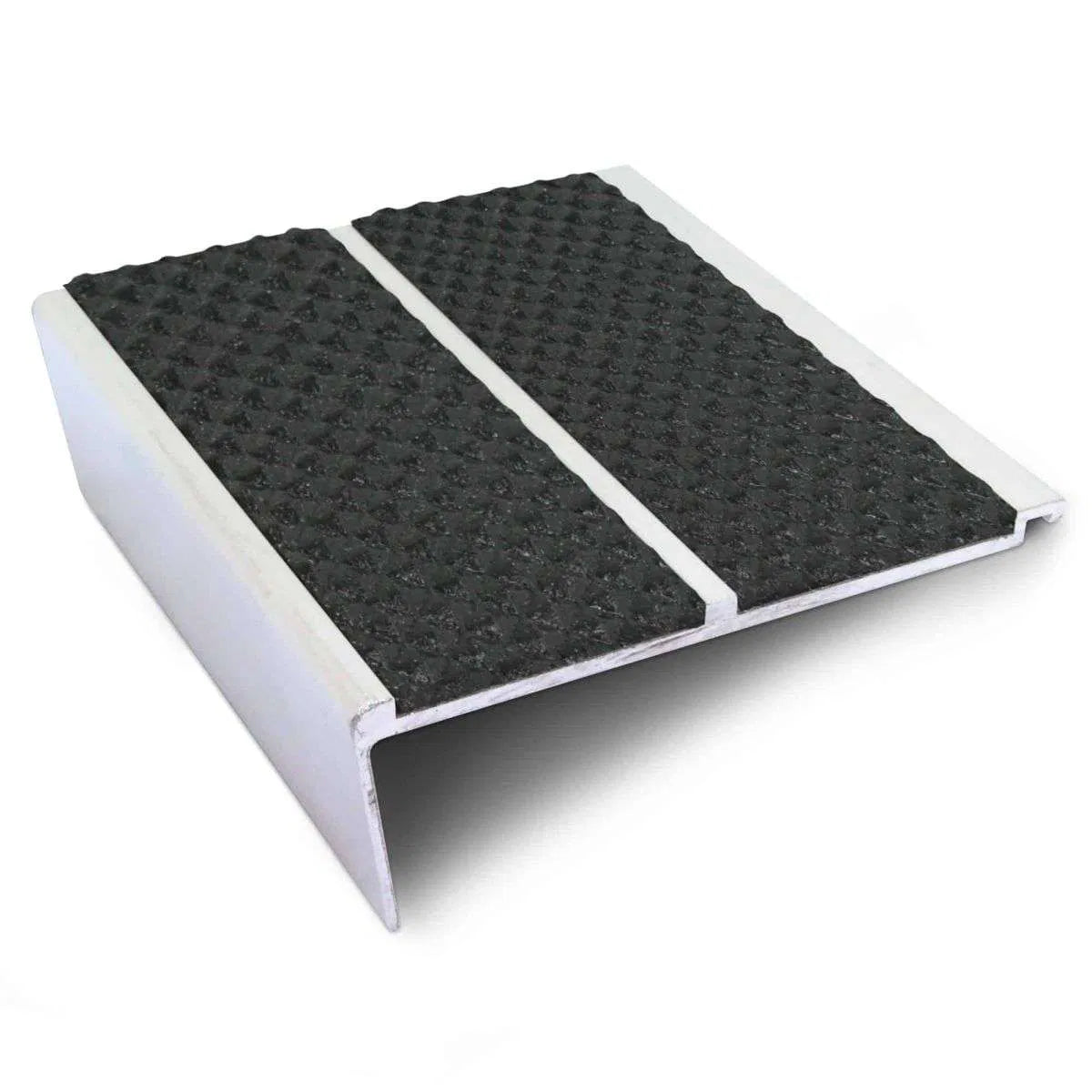 Black Tredsafe Aluminium Non Slip Stair Nosing - NHD12 (93 x 32mm) - StairNosingUK