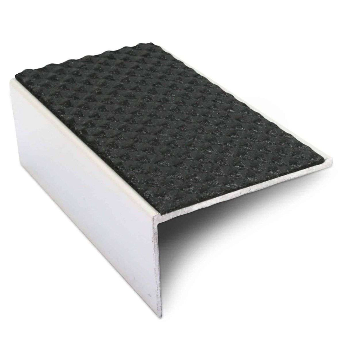 Black Tredsafe Aluminium Non Slip Stair Nosing - NSL01 (56 x 32mm) - StairNosingUK
