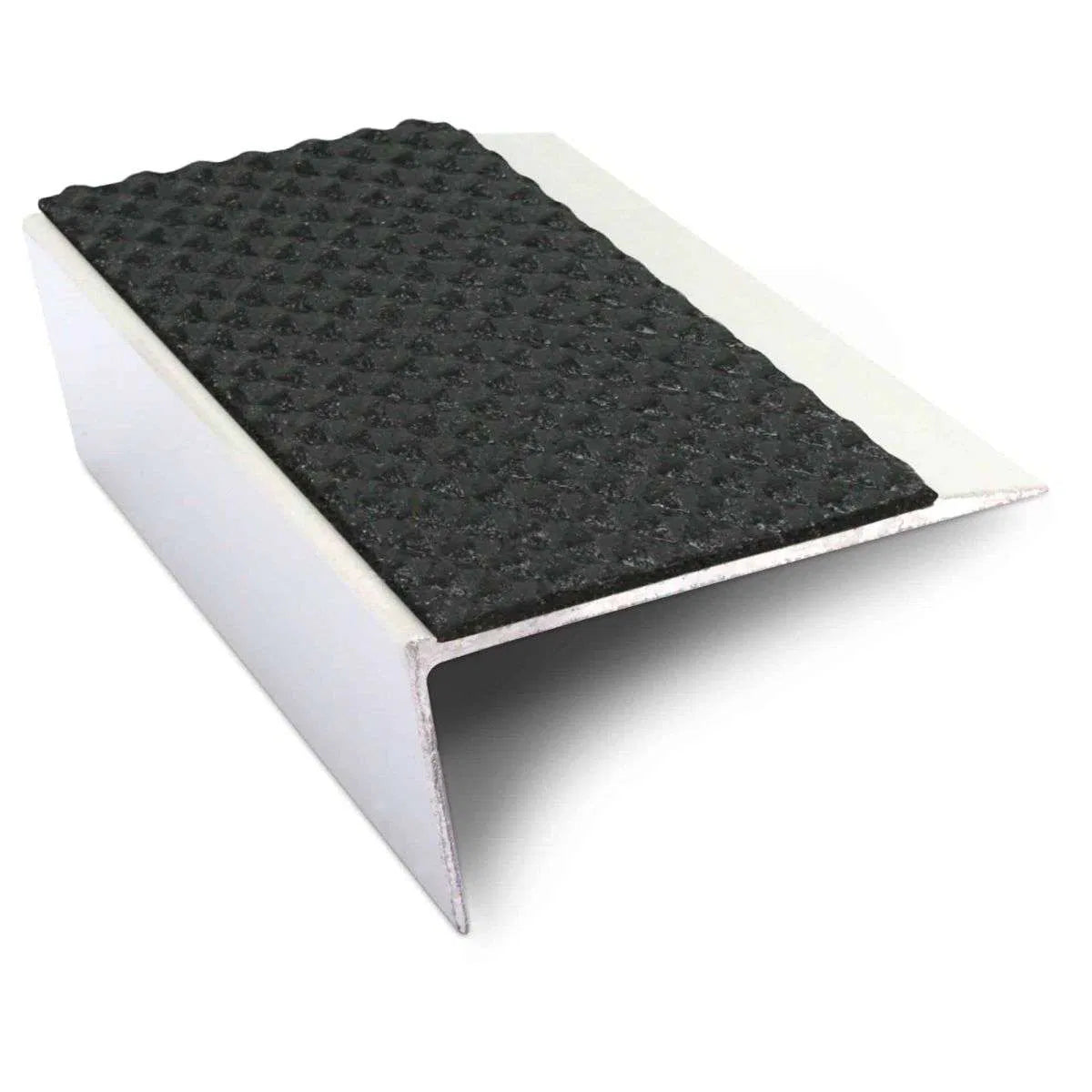 Black Tredsafe Aluminium Non Slip Stair Nosing - NSL16 - StairNosingUK