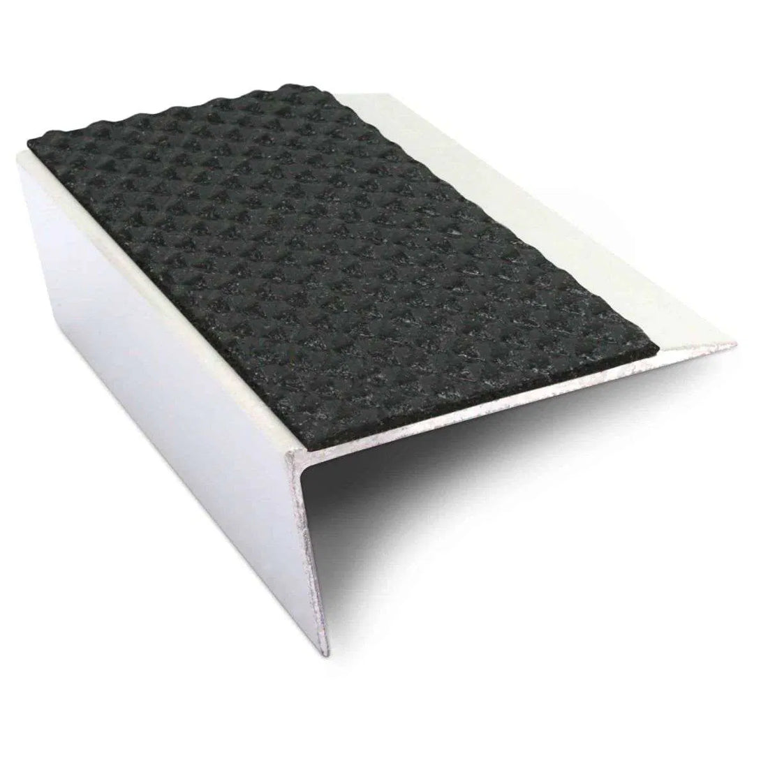 Black Tredsafe Aluminium Non Slip Stair Nosing - NSL16 (66 x 32mm) - StairNosingUK