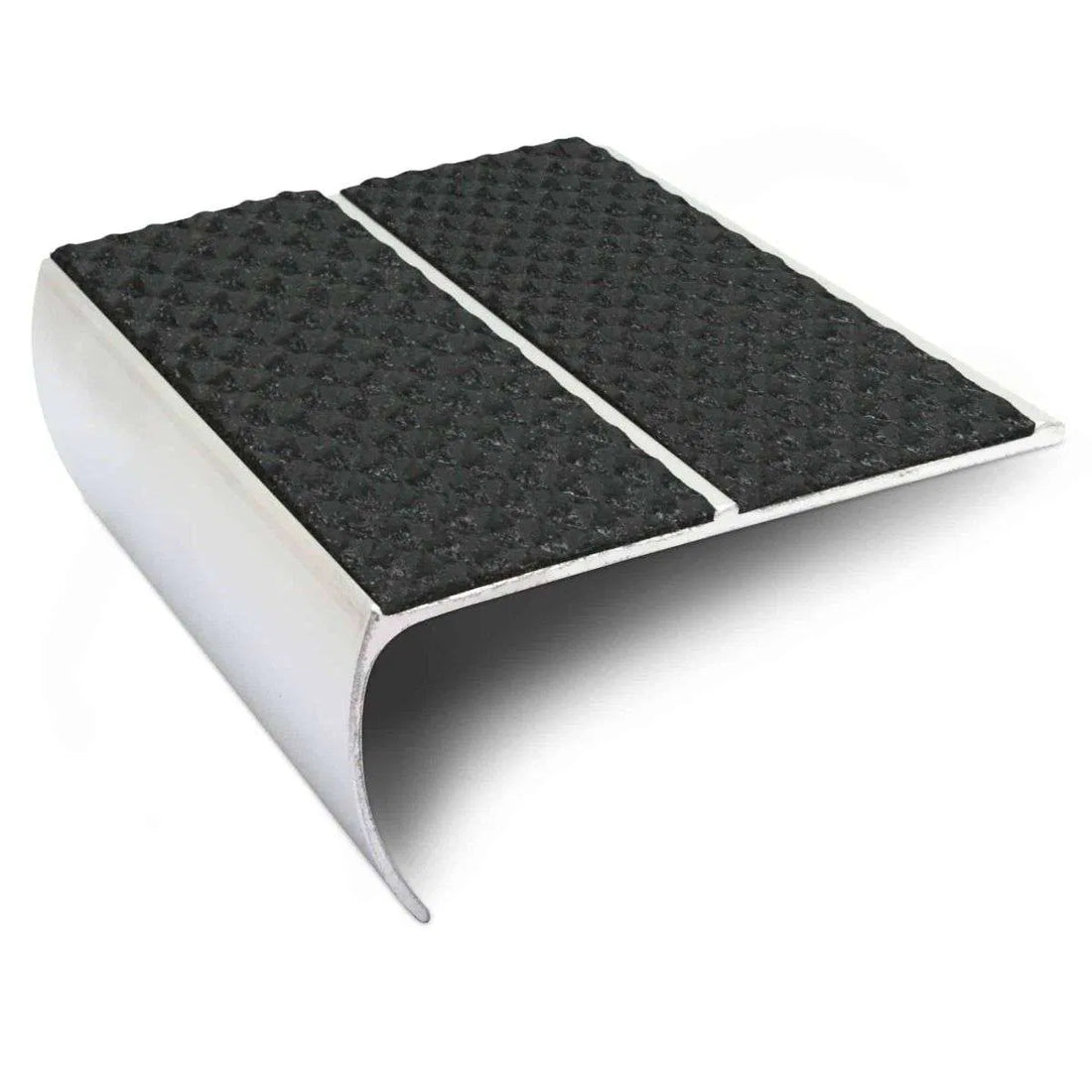 Black Tredsafe Aluminium Non Slip Stair Nosing - NSL29 (87 x 40mm) - StairNosingUK