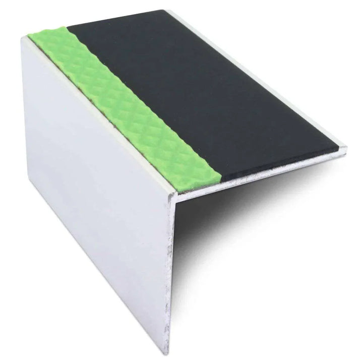 Black Tredsafe_DDA_Aluminium_Non-Slip_Stair_Nosing_-_ASL19