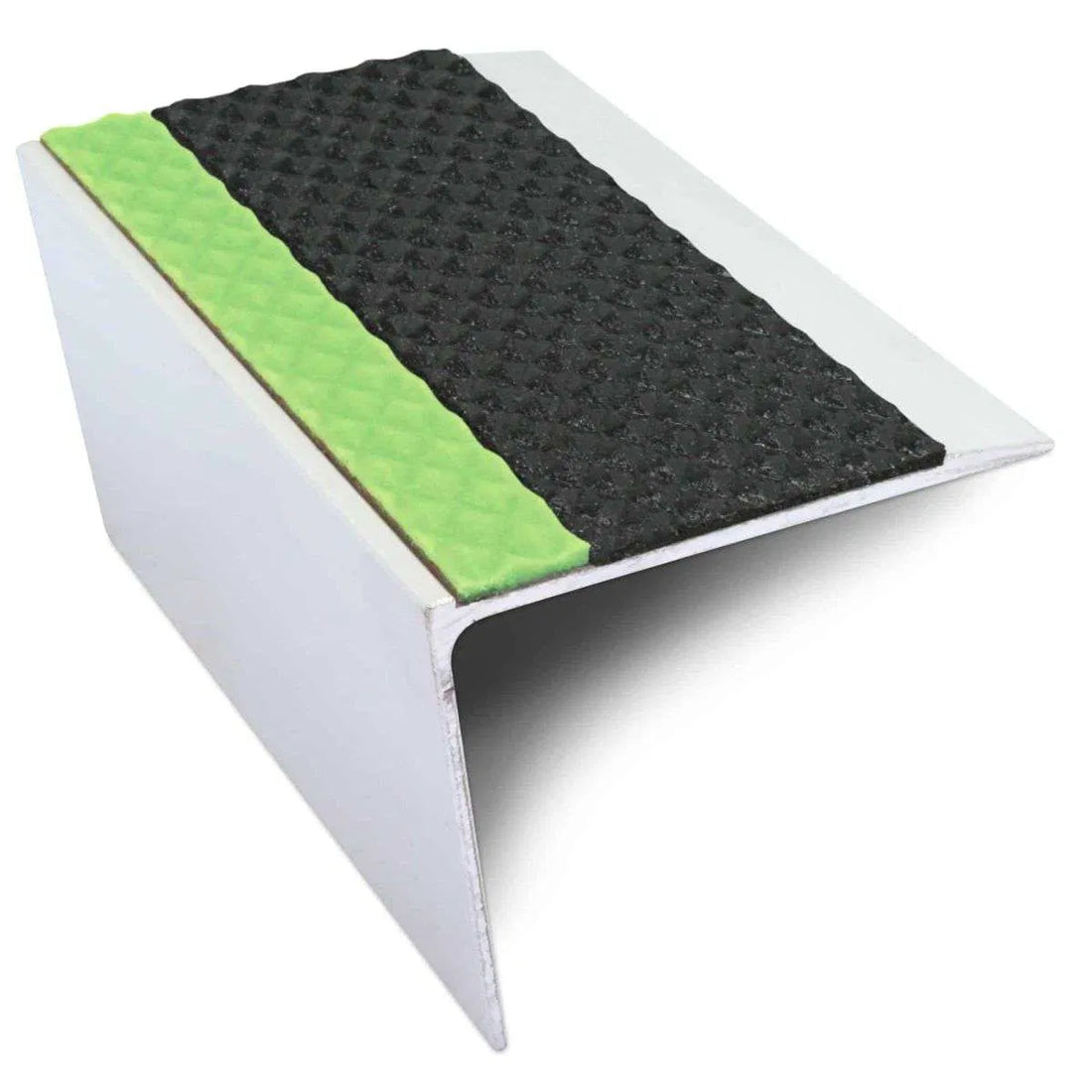 Black Tredsafe DDA Aluminium Non Slip Stair Nosing - ASL26