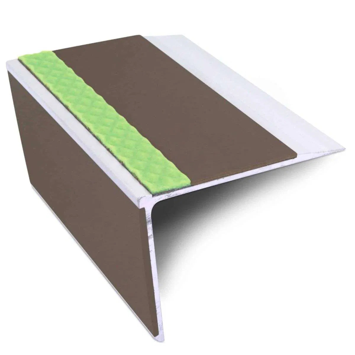 Brown Aluminium Non Slip Stair Nosing - ASL27