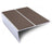  85 x 32mm Aluminium Non Slip Stair Nosing Edge