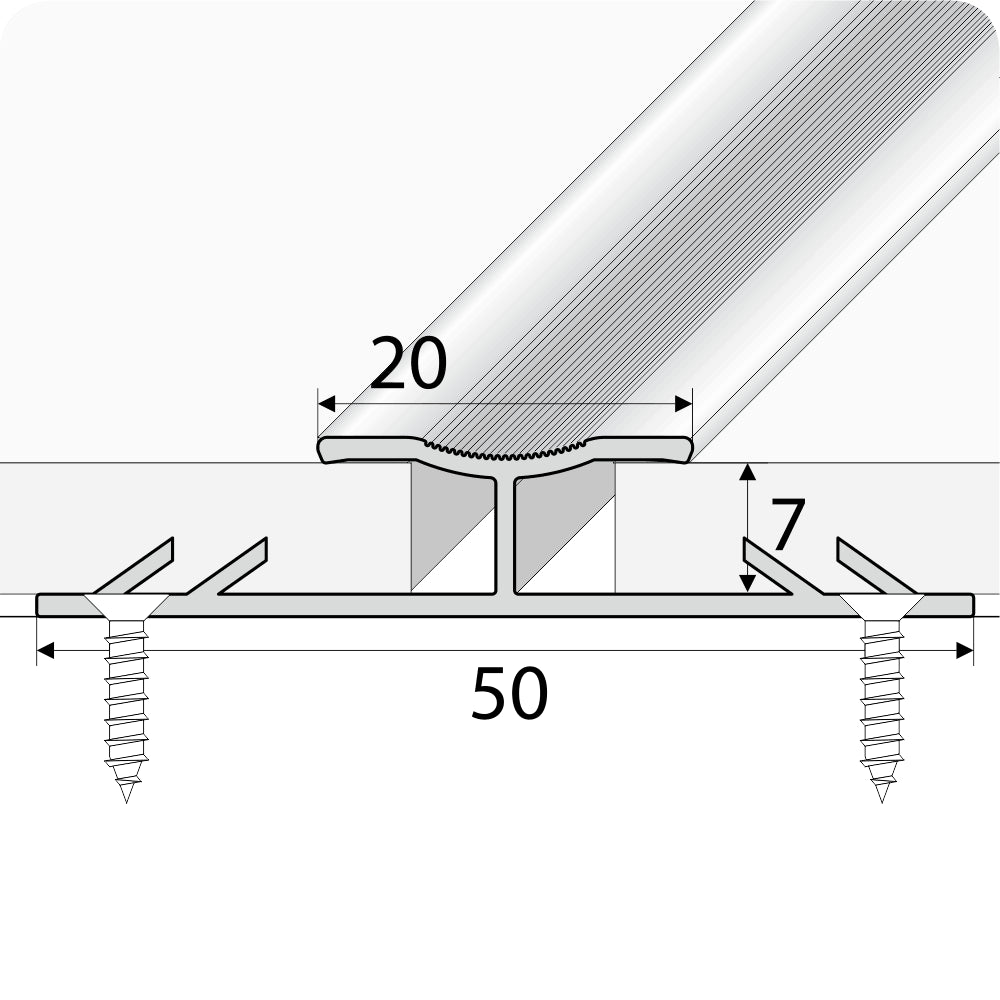 C61 20mm Anodised Aluminium Dual Edge