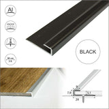 C63 Anodised Aluminium LVT U Edging Profile Threshold