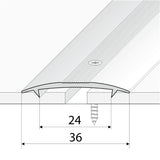 C68 36mm Anodised Aluminium Carpet Cover