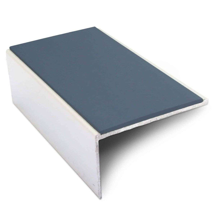 Cobalt Blue Aluminium Non Slip Stair Nosing - NSL01 (56 x 32mm) - StairNosingUK