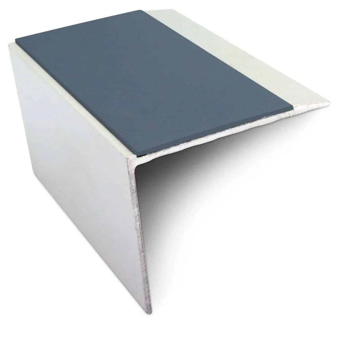 Cobalt Blue Aluminium Non Slip Stair Nosing - NSL21 (67 x 55mm) - StairNosingUK