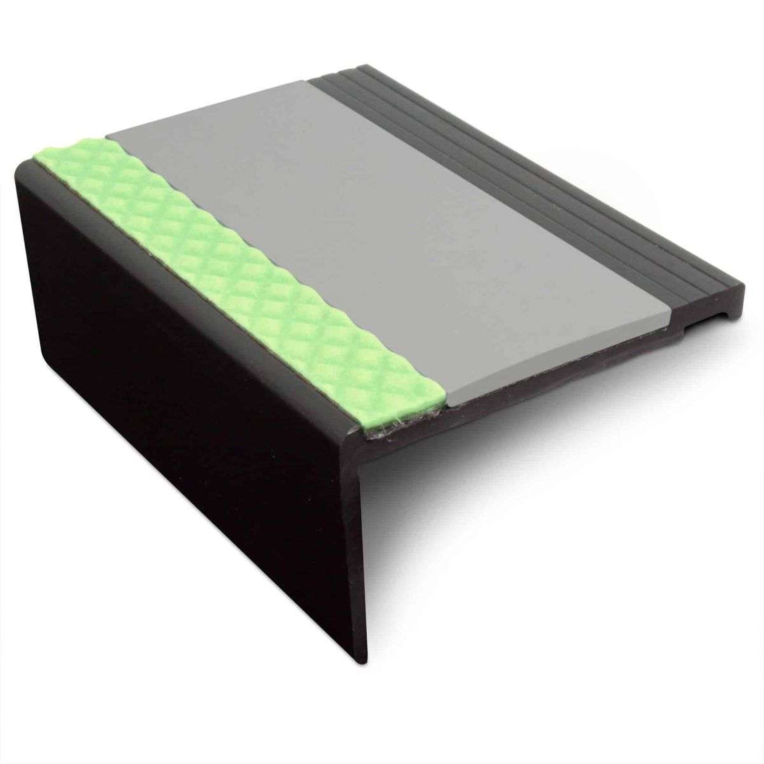 Dolphin Grey AHP Aluminator® Heavy Duty Non-Slip Stair Nosing - StairNosingUK