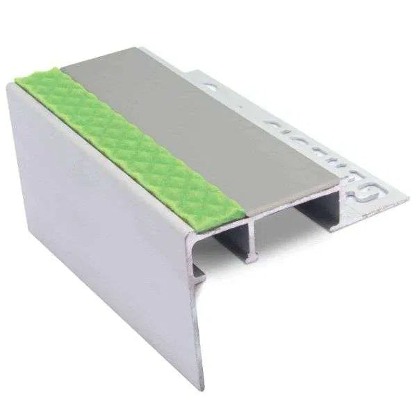 Dolphin Grey ATC Heavy Duty Slimline Non-Slip Stair Nosing