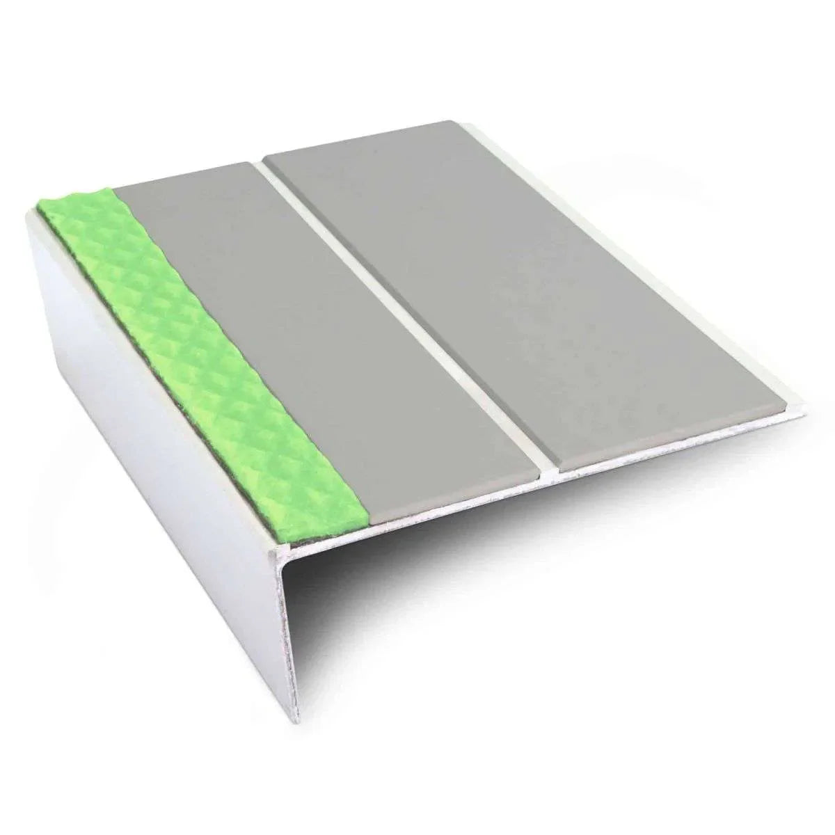 Dolphin Grey Aluminium Non Slip Stair Nosing - ASL10 - StairNosingUK