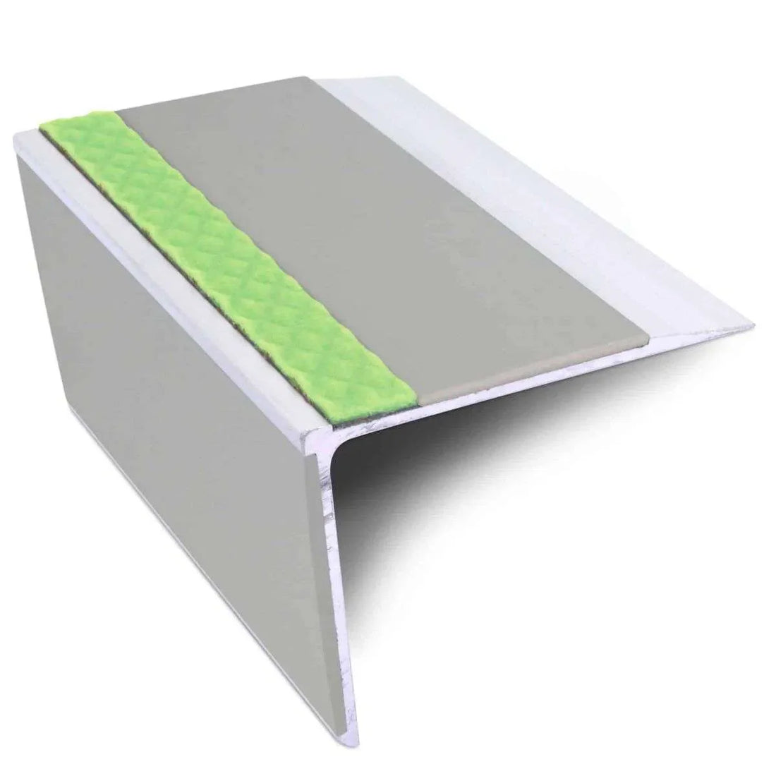 Dolphin Grey Aluminium Non Slip Stair Nosing - ASL28