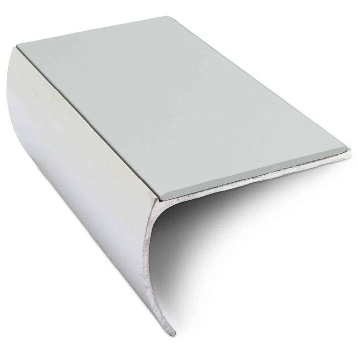 Dolphin Grey Aluminium Non Slip Stair Nosing - NSL03 (57 x 40mm) - StairNosingUK