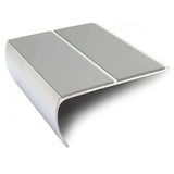 Dolphin Grey NSL29 Aluminium Non Slip Stair Nosing Edge Trim With PVC Insert