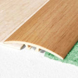 E64 40mm Pvc Wood Effect Threshold Strip