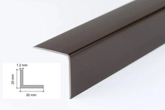 Anodised Aluminium Extruded Angle Corner – Silver & Gold