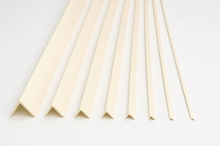 Edge Protector Ivory PVC Plastic Corner Angle Trim 90°