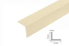 Ivory PVC Corner Trim – 90° Edge Protector