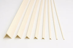 Ivory PVC Corner Trim – 90° Edge Protector