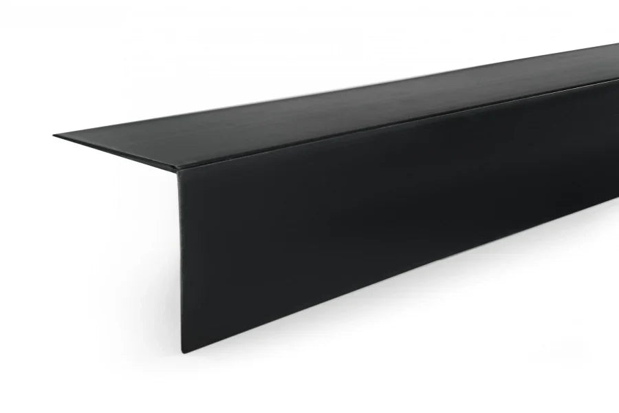 Equal & Unequal Edge Protecto Black PVC Plastic Corner Angle Trim 90°