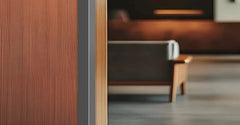 Dark Grey PVC Corner Trim – 90° Equal & Unequal Edge Protector
