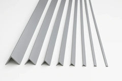 PVC Edge Protector Trim – Light Grey 90° Corner Angle, Equal & Unequal