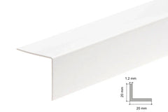 White PVC Corner Trim – 90° Edge Protector (Equal & Unequal)