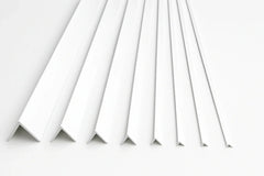 White PVC Corner Trim – 90° Edge Protector (Equal & Unequal)
