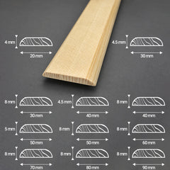Flat-Wood-Beading-Trim-Pine-Flat-Moulding-Bar_Diamention diagram