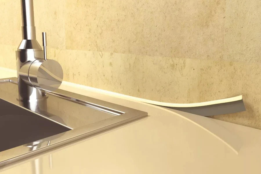 Waterproof Adhesive Edge Trim – Flexible Worktop Seal for Kitchens & Bathrooms